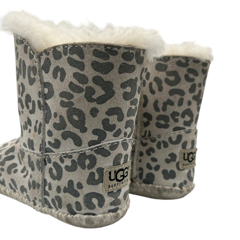 UGG Cassie Leopard Infant Boots (2/3) - Picture 10 of 16